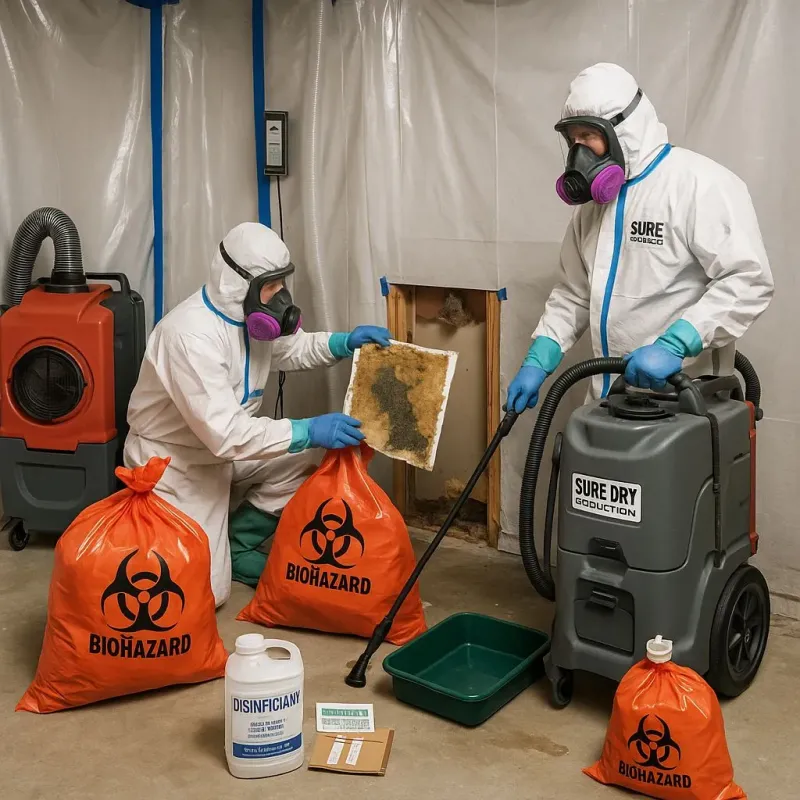 Contaminated Water Handling Protocols process in Carlisle-Rockledge, AL